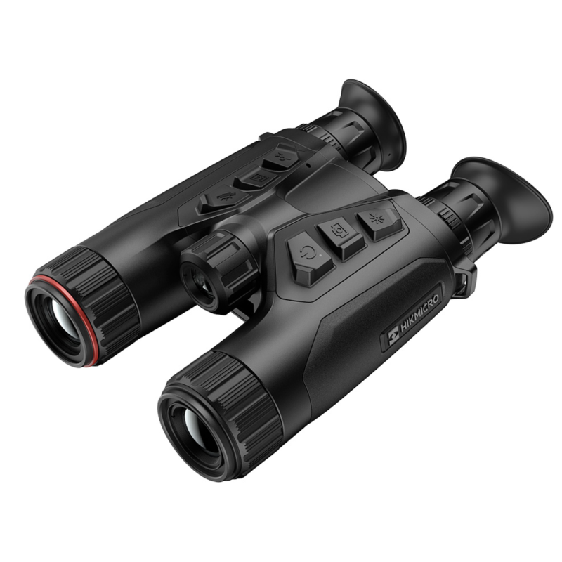 Binoculares Térmicos Multiespectro con telémetro + IR 940nm HABROK 4K HE25LN HIKMICRO