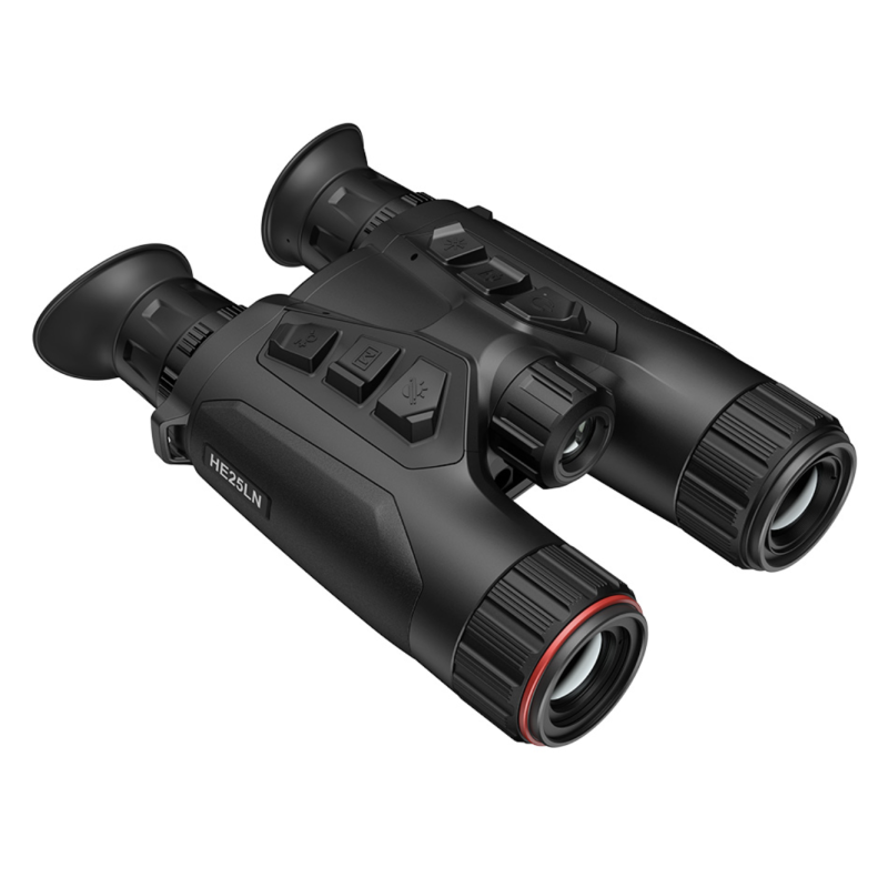 Binoculares Térmicos Multiespectro con telémetro + IR 940nm HABROK 4K HE25LN HIKMICRO